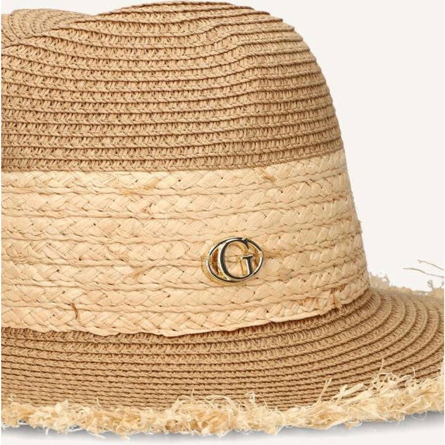 GUESS Hoeden Ofelia Raffia Fedora Zand - Foto 2