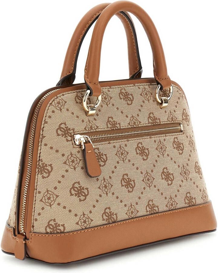 GUESS mini handtas Neda met logoprint cognac
