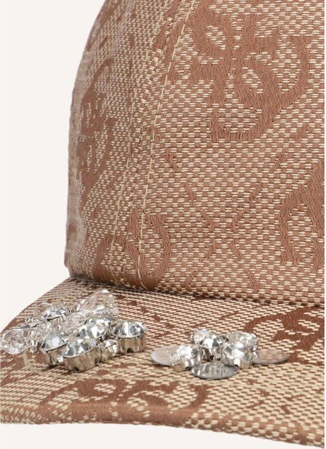 GUESS Petten Audrey Logo Jacq Basebal Cap Beige One size - Foto 2
