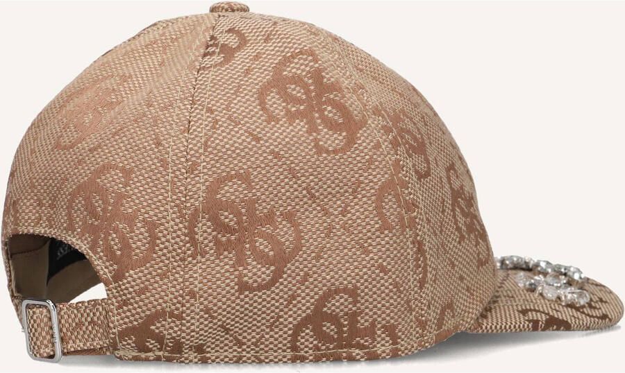 GUESS Petten Audrey Logo Jacq Basebal Cap Beige One size - Foto 3