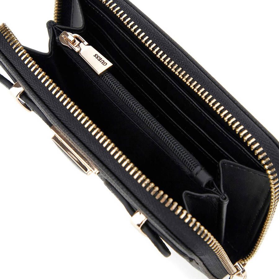 Guess Zwarte Portemonnee gemaakt van Polyethyleen Black Dames