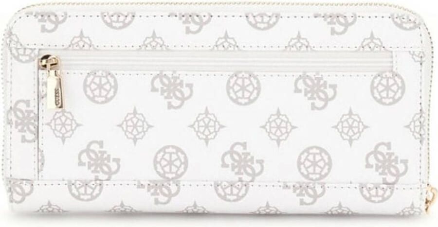 GUESS portemonnee Laurel met logoprint wit lichtroze - Foto 2