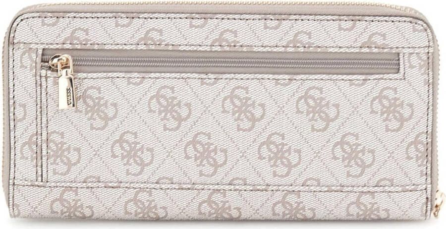 GUESS portemonnee Zamira met logoprint beige - Foto 2