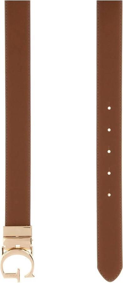 GUESS reversible riem Neda met logoprint cognac - Foto 2