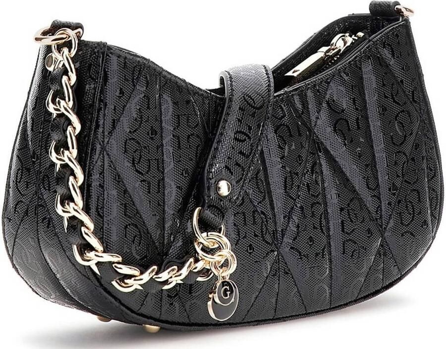 GUESS schoudertas Aldina zwart