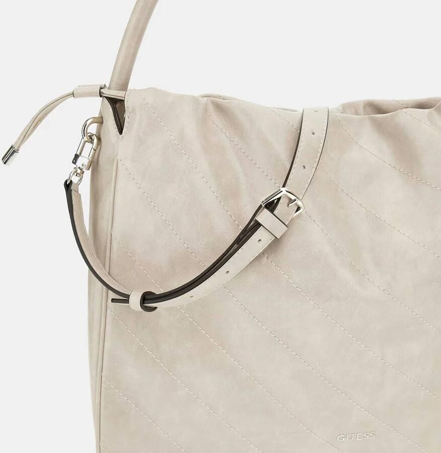 GUESS schoudertas Amys beige - Foto 3
