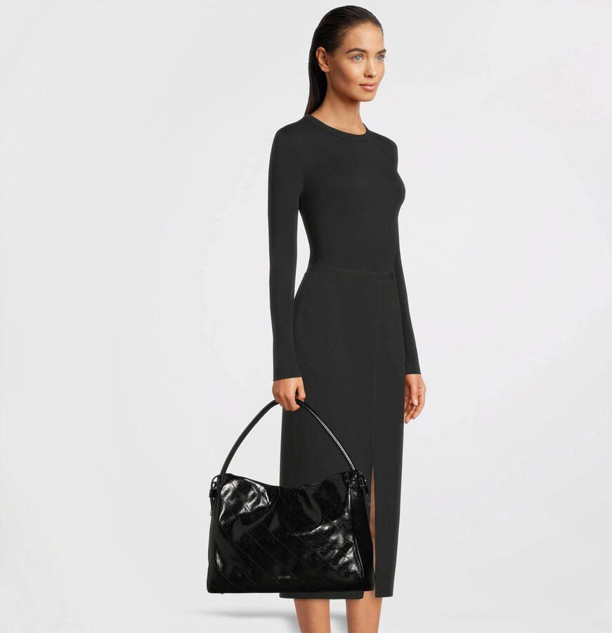 GUESS schoudertas Amys zwart - Foto 3