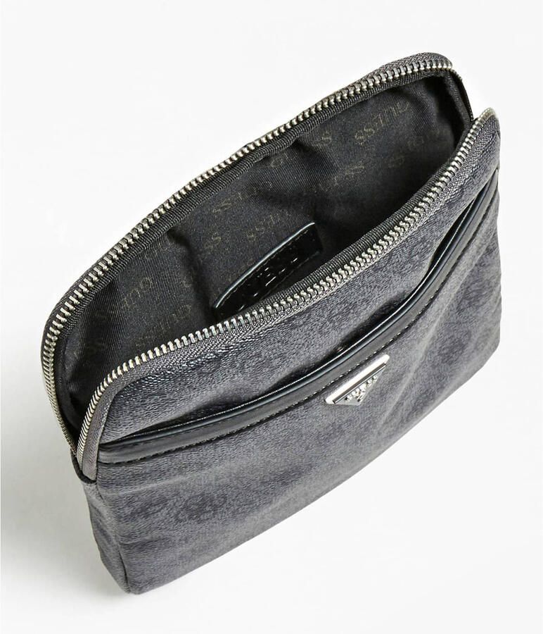 Guess Zwarte Schoudertas Vezzola Smart Crossbody Flat - Foto 3