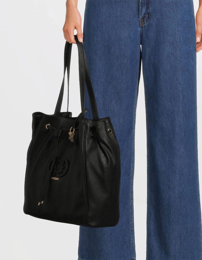 Guess Handtas Calebra Drawstring Tote - Foto 4