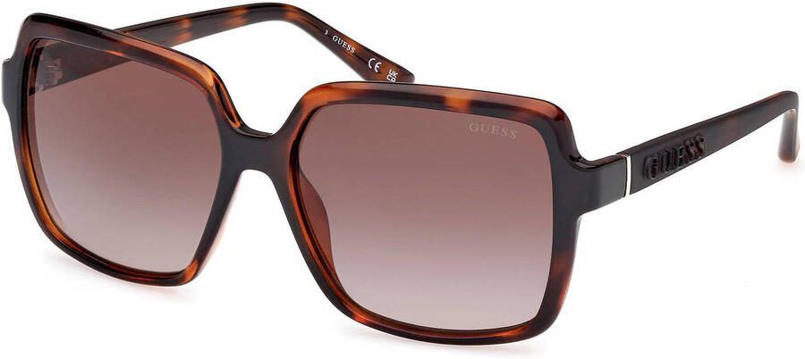 GUESS zonnebril GU00157 met tortoise print bruin
