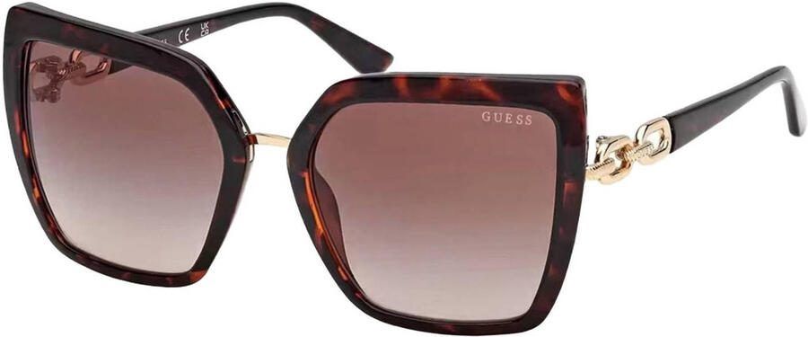 GUESS zonnebril met tortoise print GU00160 bruin