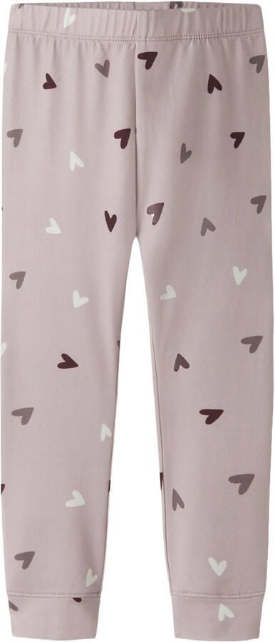 GUPPY MINI pyjama met hartjes oudroze wit rood - Foto 3