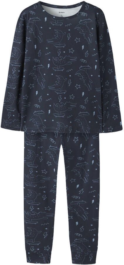 GUPPY MINI pyjama met print donkerblauw