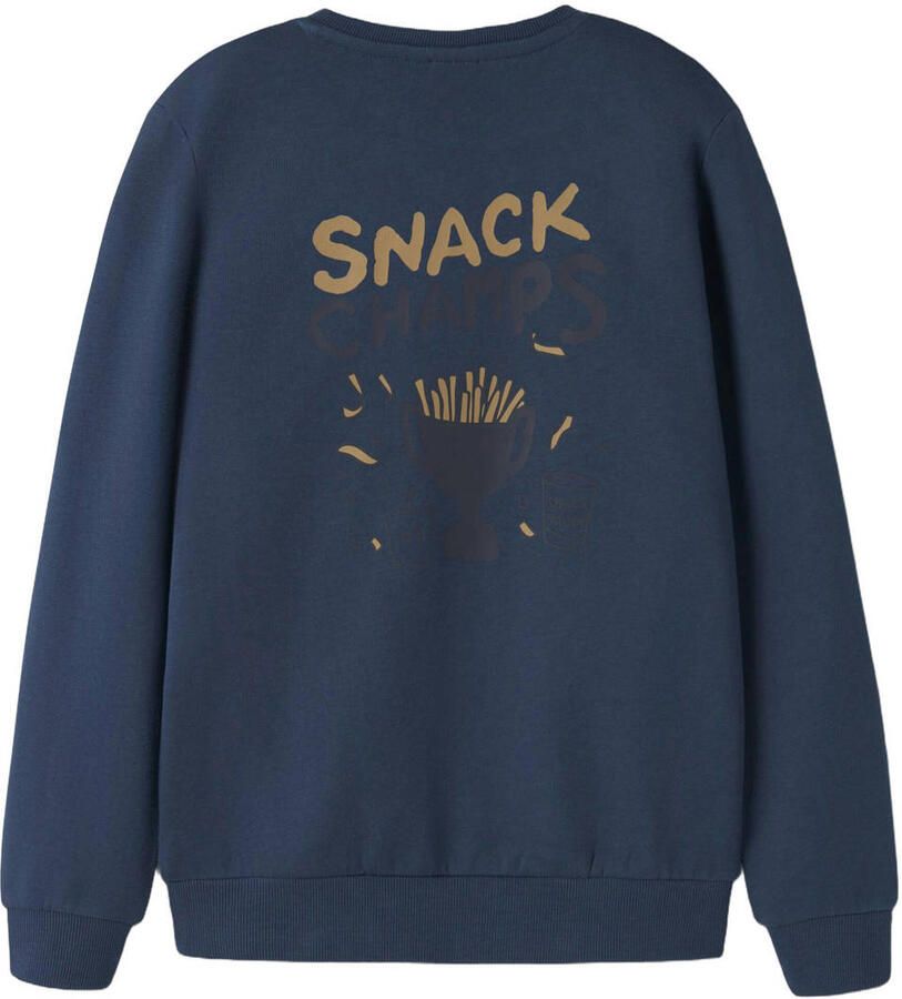 GUPPY MINI sweater met backprint blauw - Foto 2