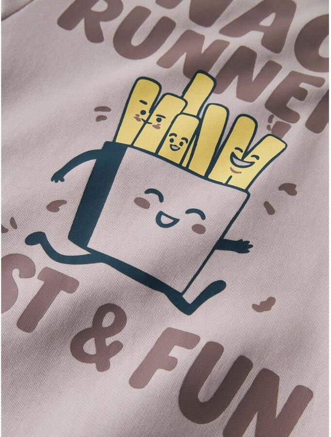 GUPPY MINI sweater met backprint lila - Foto 3