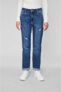 Hailys high waist straight fit jeans Moni blauw