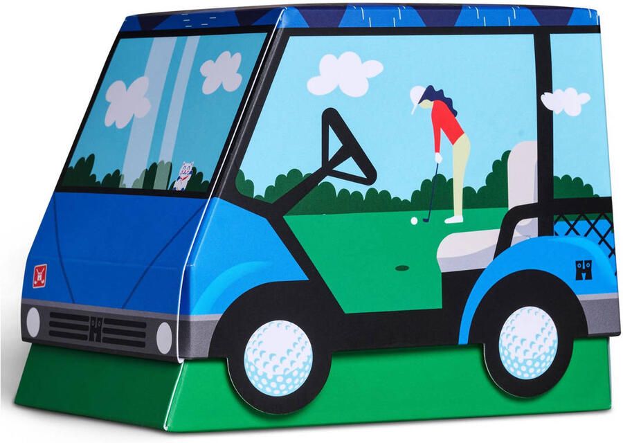 Happy Socks giftbox sokken Golf Cart set van 3 multi - Foto 3
