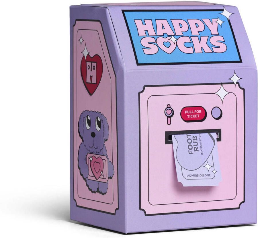 Happy Socks giftbox sokken Love Tickets zwart (set van 2) - Foto 2