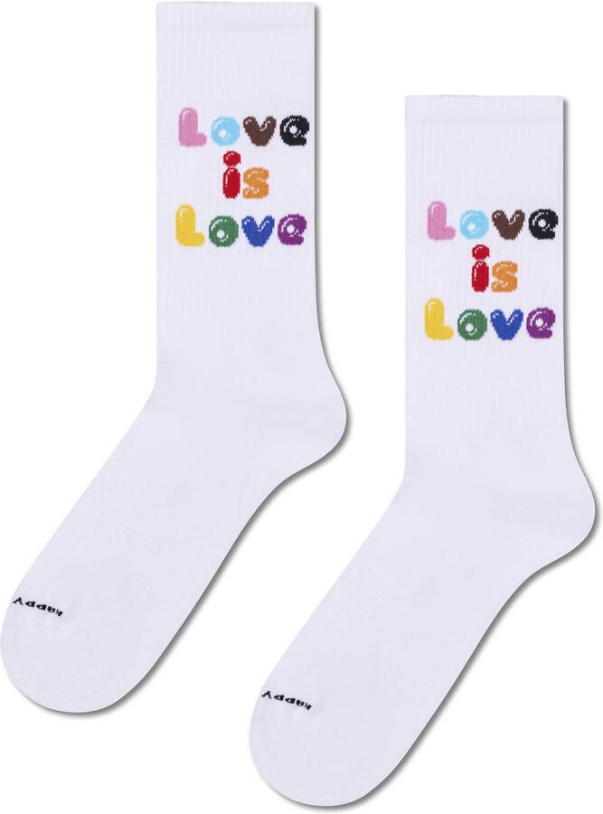 Happy Socks giftbox sokken Pride wit (set van 3) - Foto 2