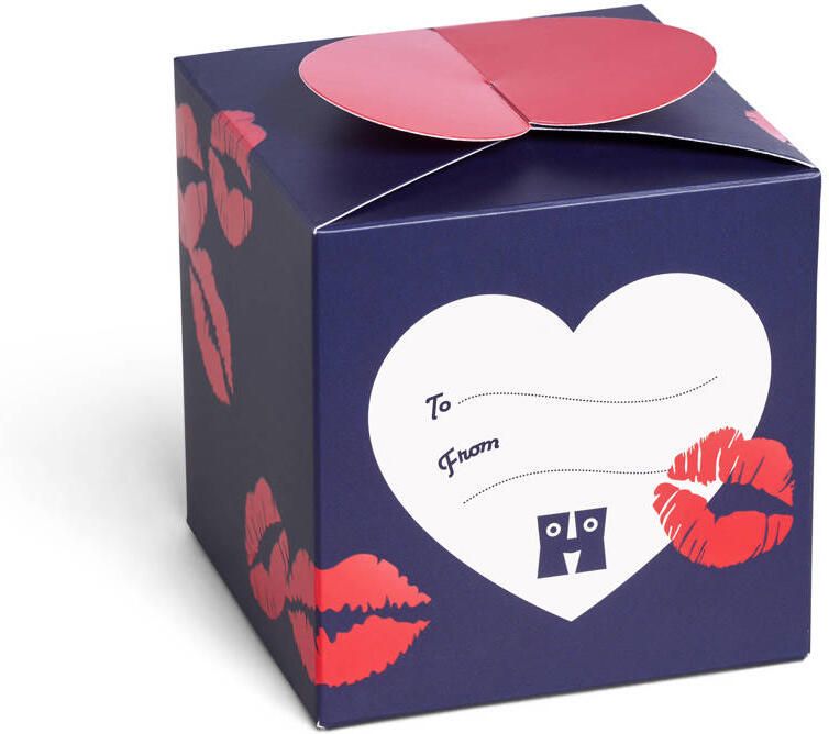 Happy Socks giftbox sokken Valentineâ€™s donkerblauw (set van 2) - Foto 2