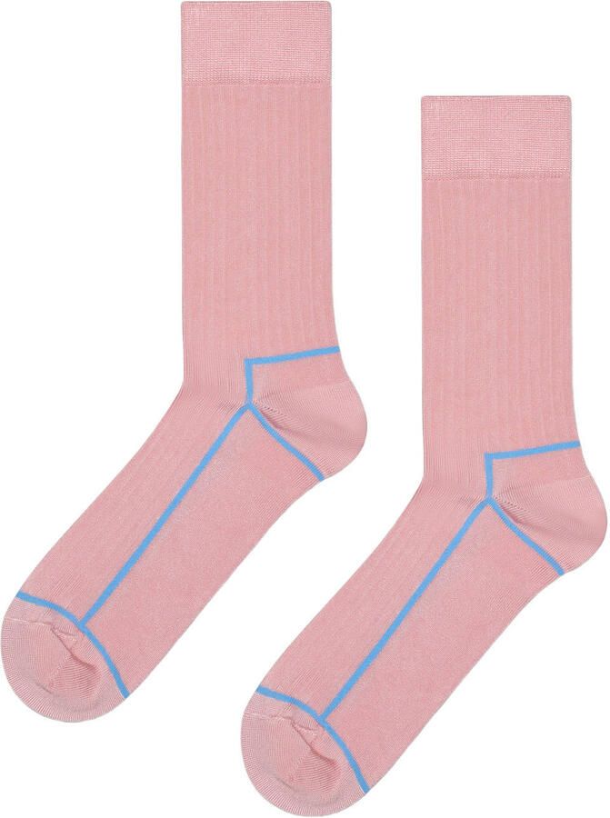 Happy Socks sokken Contrast Stripe roze