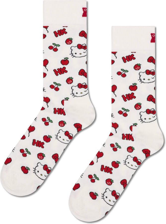 Happy Socks Sokken van Katoenmix Model 'HELLO KITTY CHERRY'
