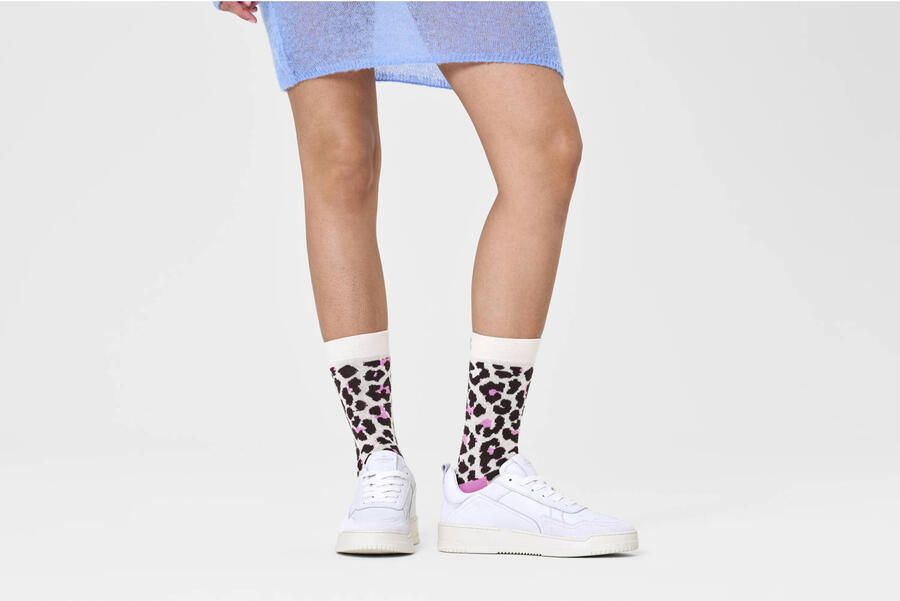 Happy Socks Sokken met labeldetails model - Foto 2