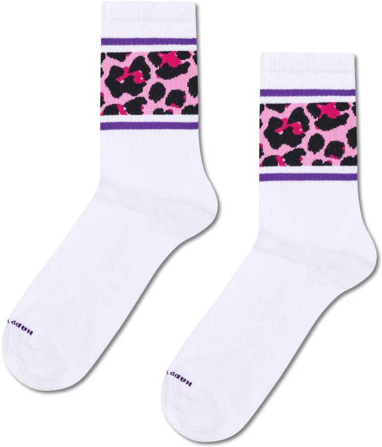 Happy Socks Sokken met luipaardprint