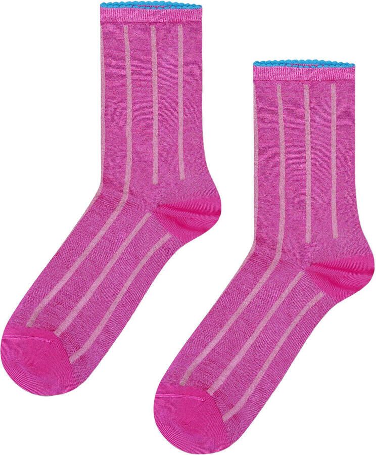 Happy Socks sokken Lily Short roze