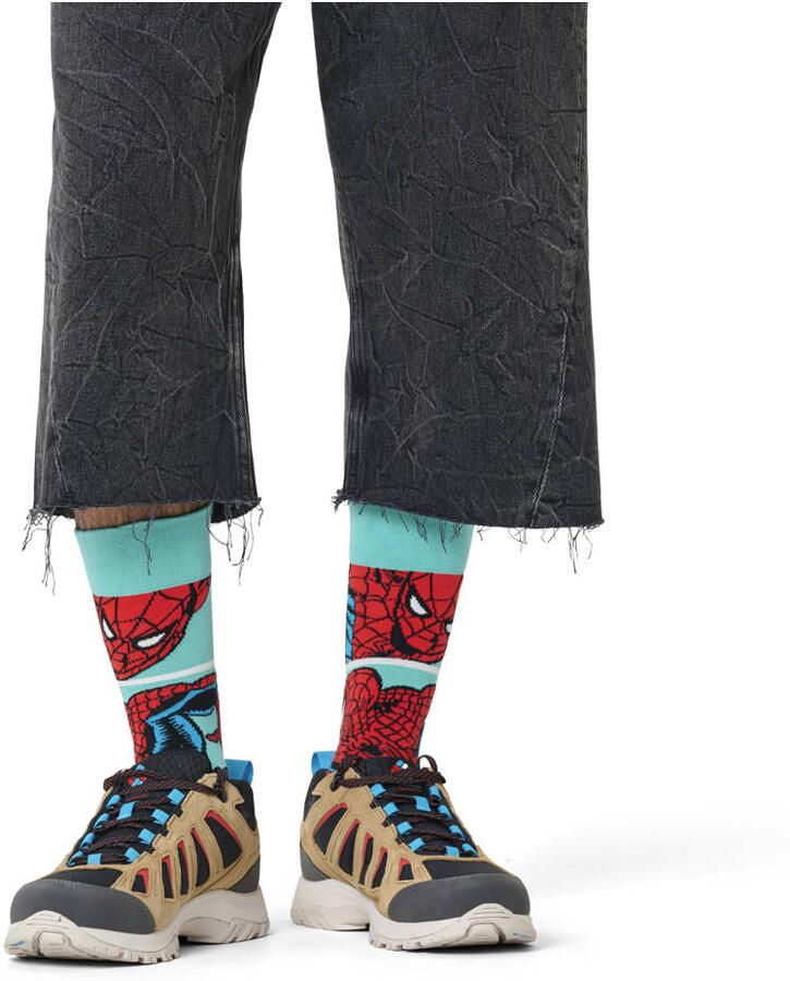 Happy Socks Regular fit sokken met logoprint model 'WEB-SLINGER'