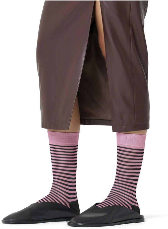 Happy Socks sokken Small Stripe roze - Foto 2