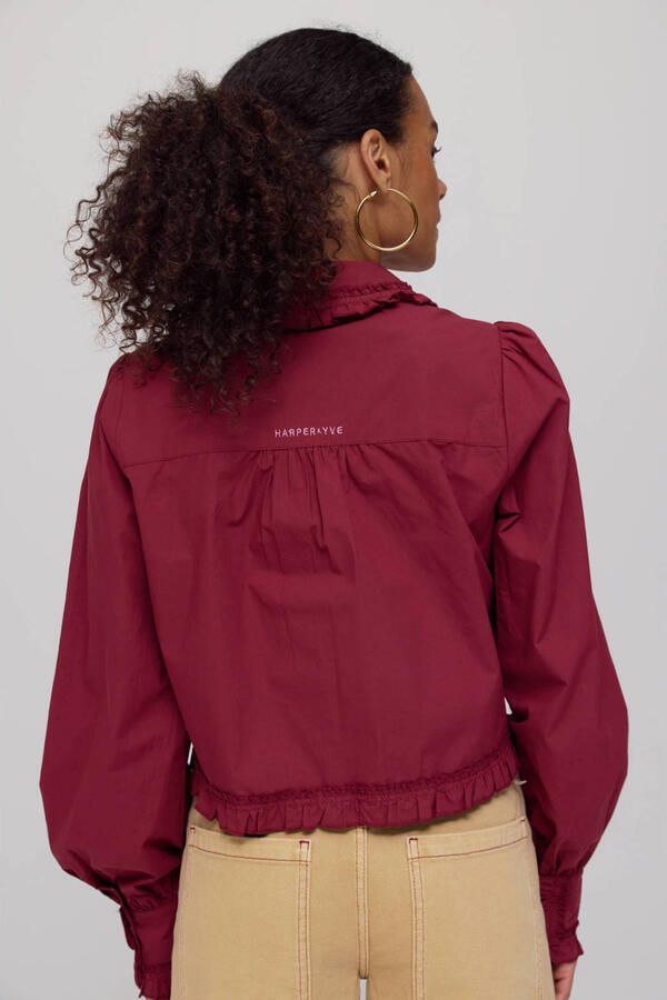 HARPER & YVE Dames Blouses Ellie-ls Rood - Foto 5