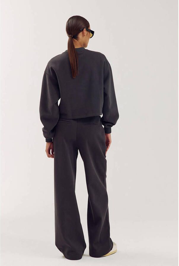 HARPER & YVE cropped trui met logo antraciet - Foto 2