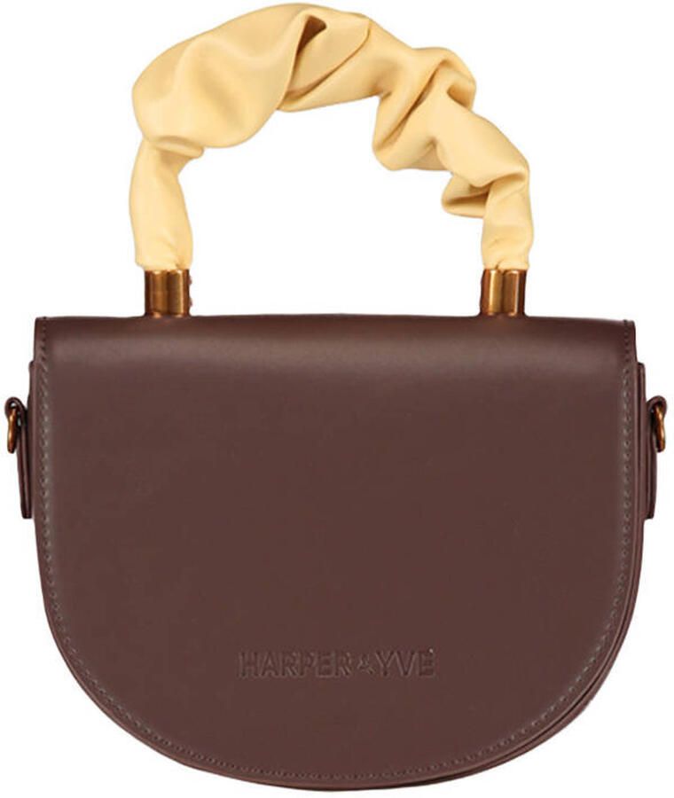 HARPER & YVE crossbody tas Jace donkerbruin