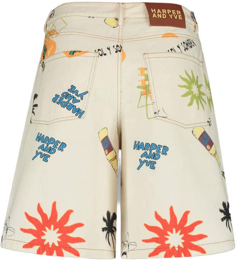 HARPER & YVE denim regular waist bermuda short ecru - Foto 2
