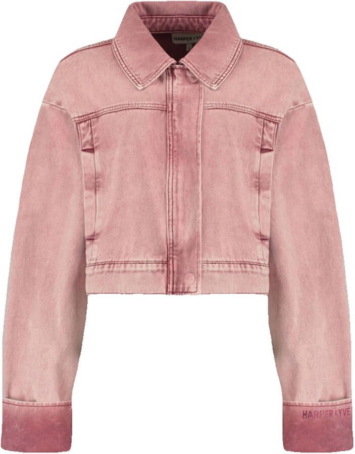 HARPER & YVE denim spijkerjas lichtroze - Foto 2