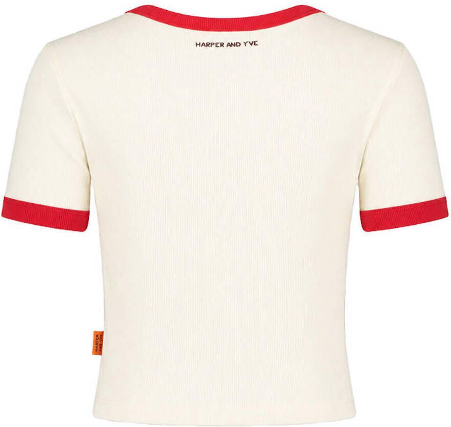 HARPER & YVE gebloemd T-shirt ecru - Foto 2