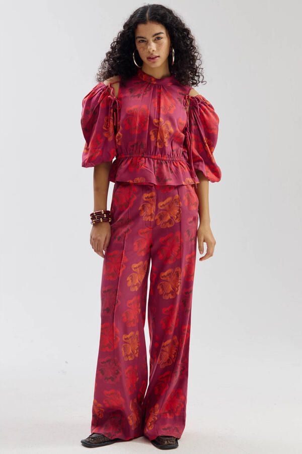 HARPER & YVE Dames Tops & T-shirts Jacey-ss 401 Bordeaux - Foto 7