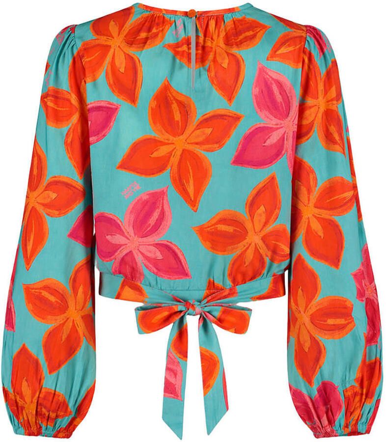 HARPER & YVE gebloemde top blauw - Foto 2