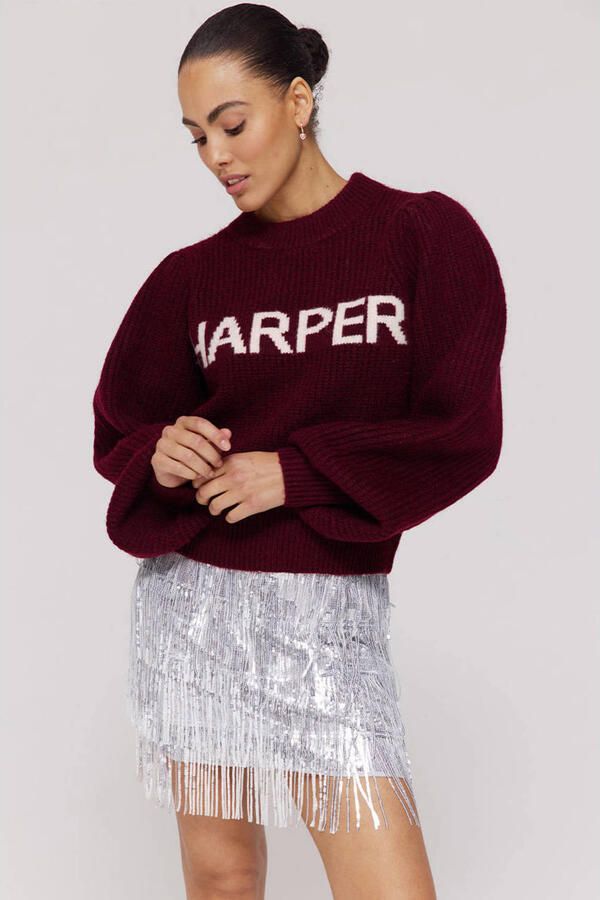HARPER & YVE Dames Truien & Vesten Lysanne-ju Bordeaux - Foto 5