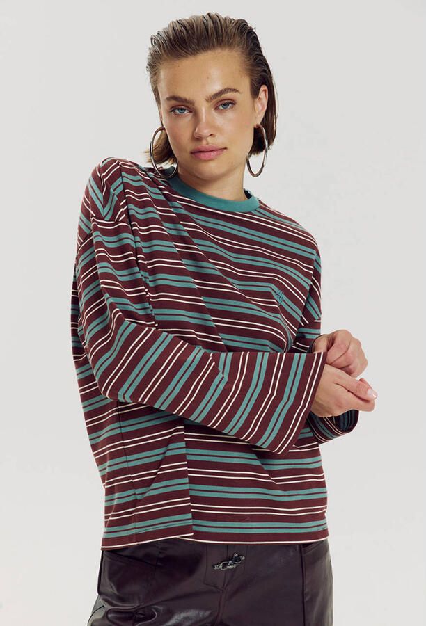 HARPER & YVE gestreept T-shirt blauw