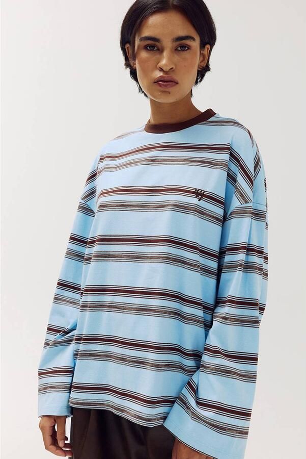 HARPER & YVE Dames Tops & T-shirts Tommy-ls Lichtblauw - Foto 5