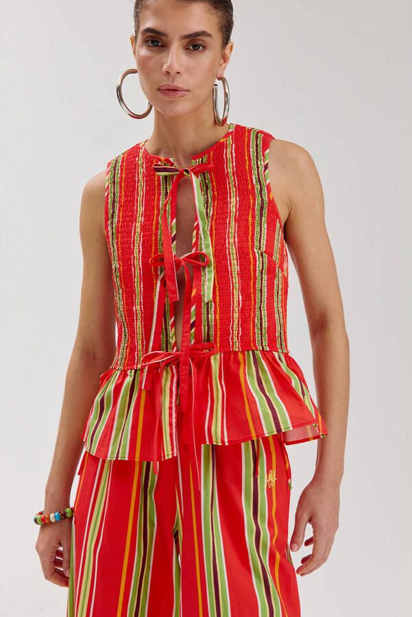 HARPER & YVE gestreepte blouse multi