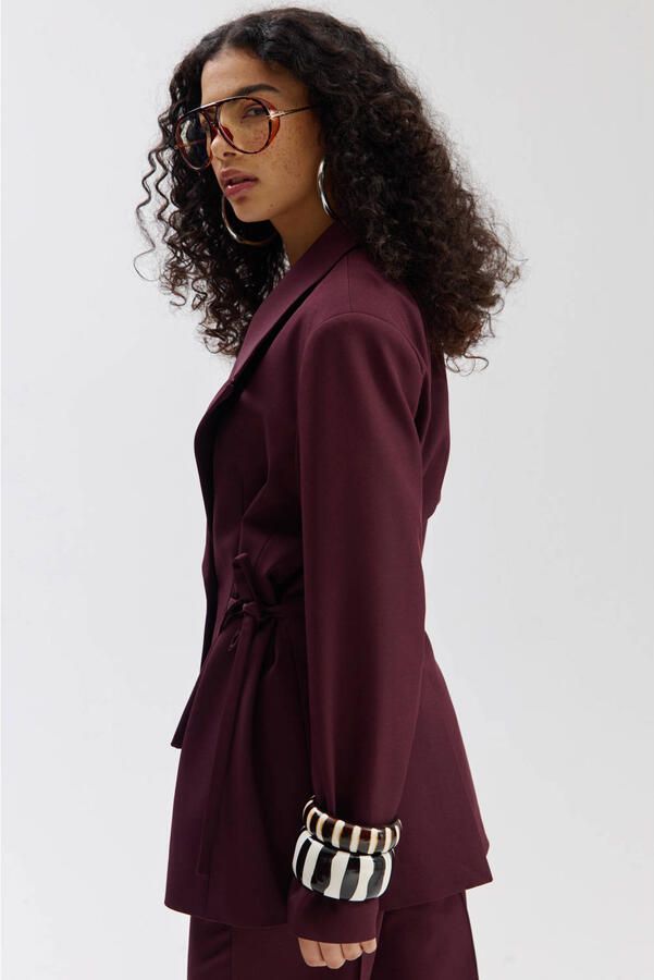 HARPER & YVE getailleerde blazer roodbruin - Foto 2