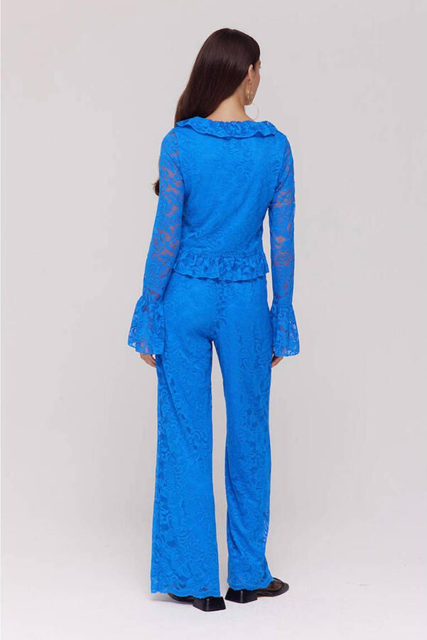 HARPER & YVE kanten top blauw - Foto 2