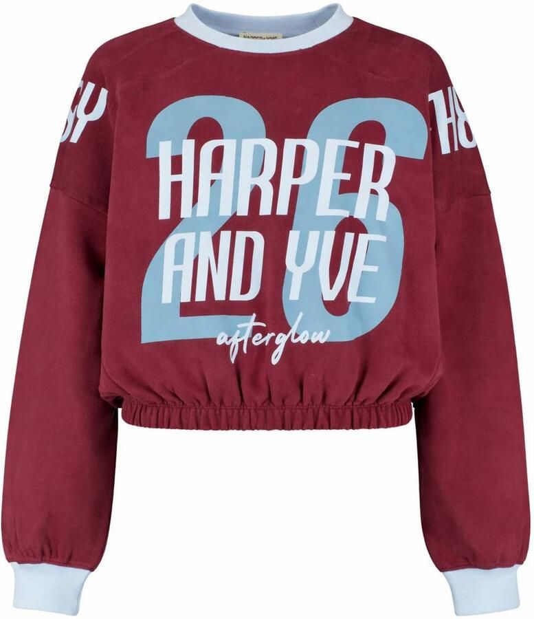 HARPER & YVE Dames Tops & T-shirts Race-sw Bordeaux - Foto 6