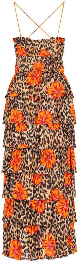 HARPER & YVE maxi jurk met panterprint multi - Foto 3