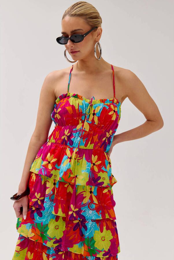 HARPER & YVE maxi jurk multi