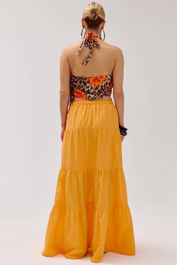 HARPER & YVE maxi rok oranje - Foto 2