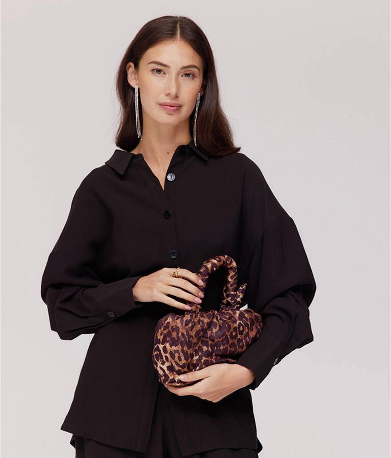 HARPER & YVE mini handtas Lexie Leopard bruin